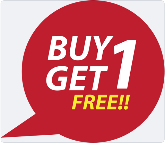 Buy 1 Get 1 Free