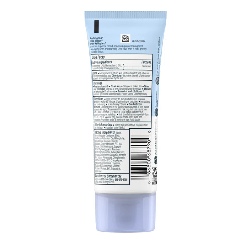 Neutrogena Ultra Sheer Dry Touch Sunblock  SPF 50+
