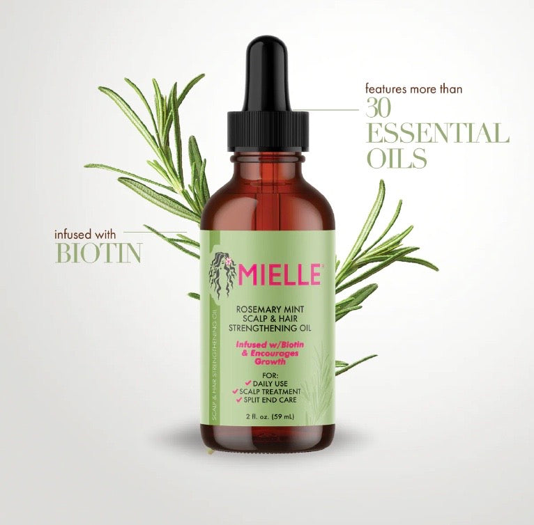 Mielle Rosemary Mint Scalp & Hair Strengthening Oil - Classy Touch Pk